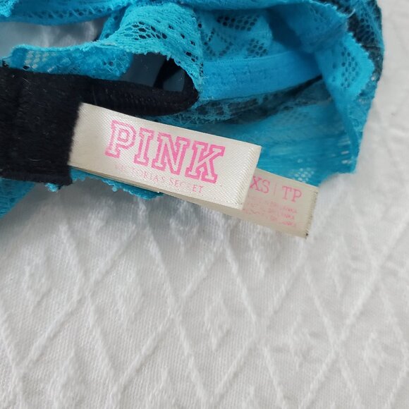Victorias Secret Pink- Wired Lace Balconette Razerback keyhole Bra - Picture 11 of 16